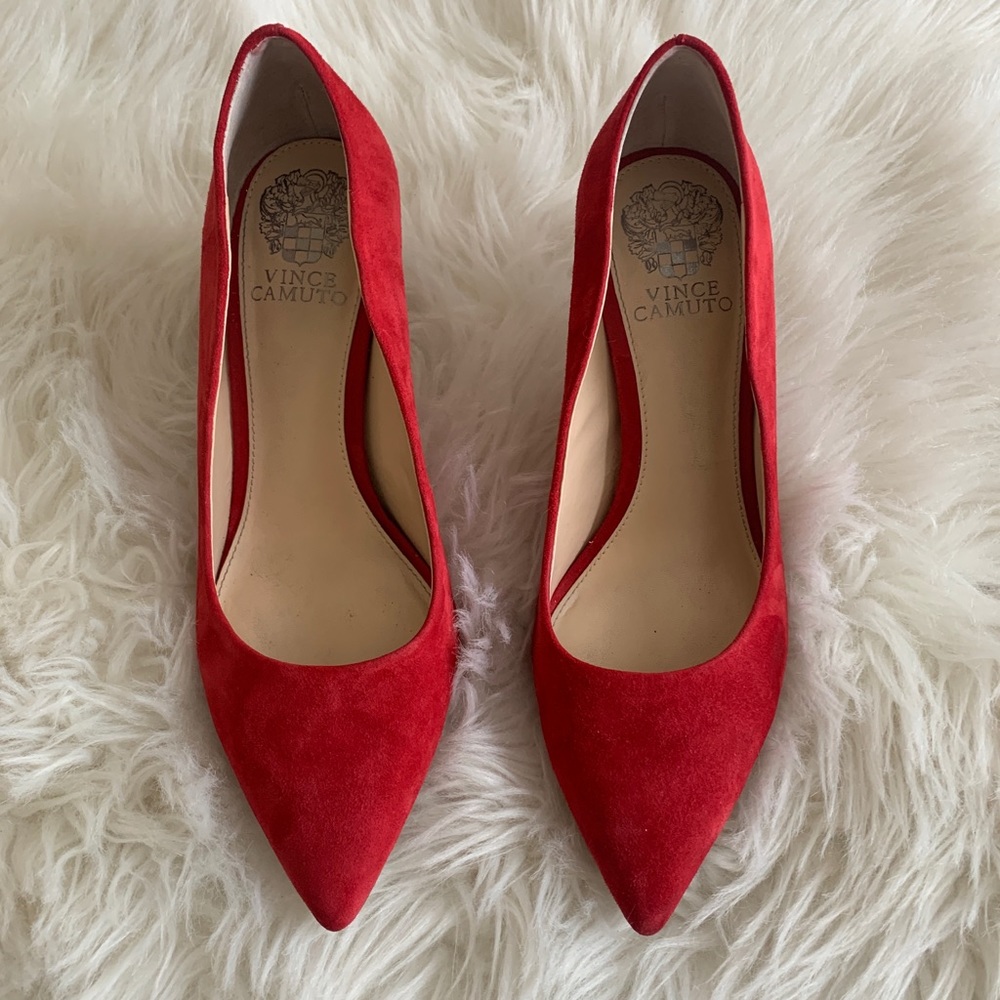 Vince Camuto Ruby Suede Pumps